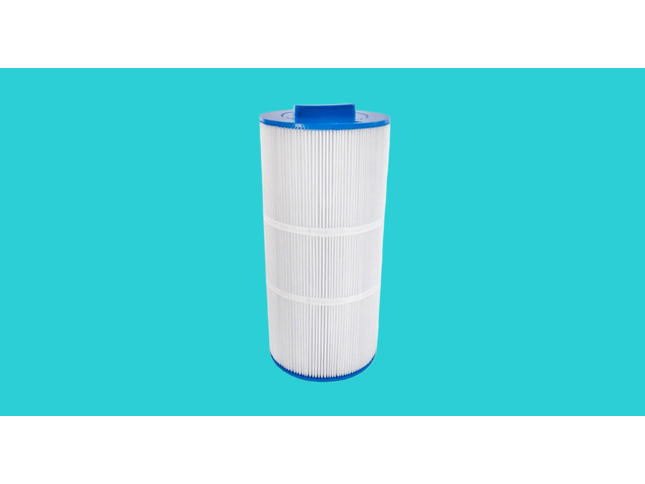 Cartouche de filtration Unicel 7CH-502 pour spa, dimensions 7" x 14 3/4", avec poignée intégrée et filetage mâle MPT de 2 pouces