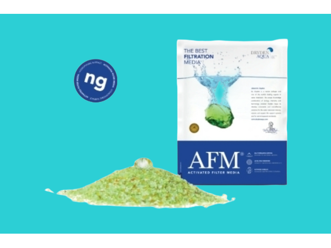 Sac de 25 lbs de média filtrant AFM ng – Verre recyclé activé pour filtration piscine.