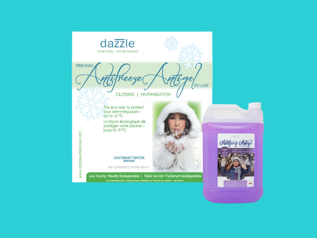 Contenant de 4 L d’Antigel Dazzle pour piscine et spa