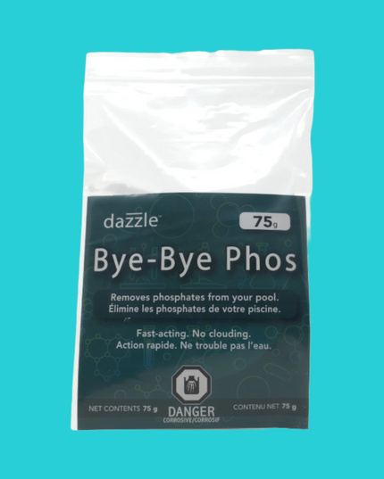 Pastille Dazzle Bye Bye Phos de 75 g pour élimination de phosphates dans piscine