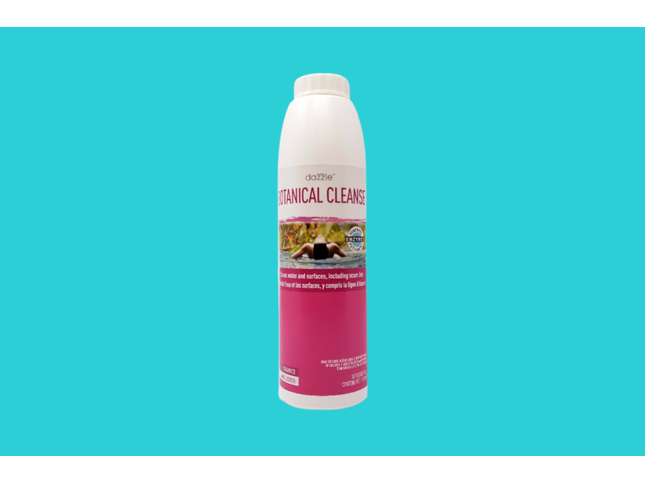 Bouteille de 750 ml de Dazzle Nettoyant Botanique – nettoyant enzymatique naturel pour spa.