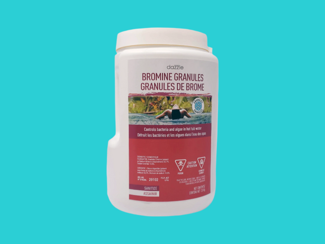 Granules de brome Dazzle 2.5 kg pour désinfection rapide