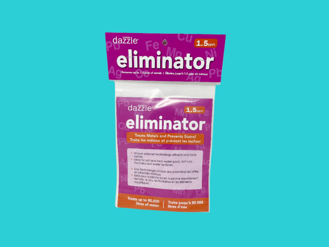 Packaging Éliminateur de Métaux Dazzle – Standard (1,5 ppm) 

