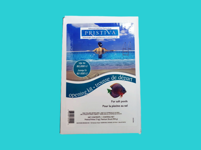 Boîte de l'ensemble de ouverture pour piscine au sel – 80 000 L.​
