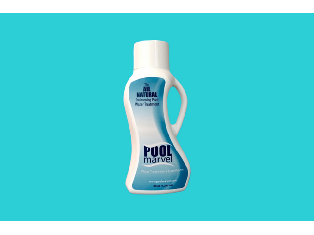Bouteille de 1 L de Pool Marvel – additif enzymatique naturel pour l’entretien de piscine.