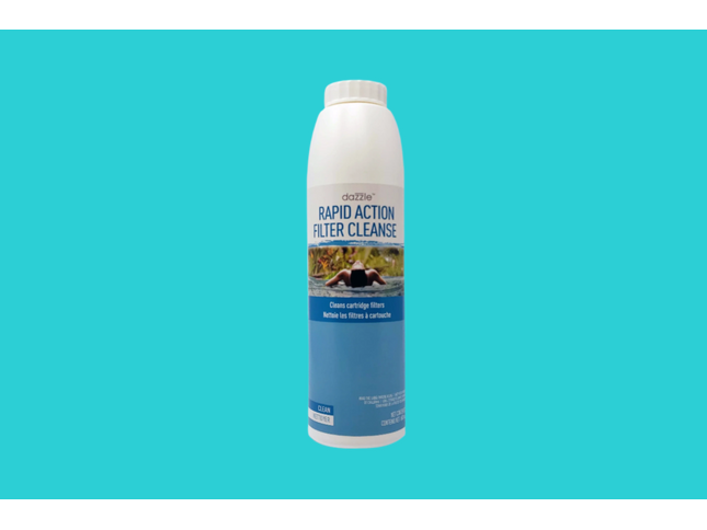 Bouteille de 600 ml de Dazzle Nettoyant à Filtre Action Rapide pour Spa – nettoyant puissant pour filtres de spa.