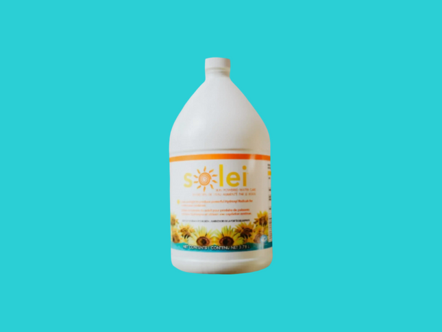 Bouteille de 3.78 L de Solei – traitement solaire pour piscine